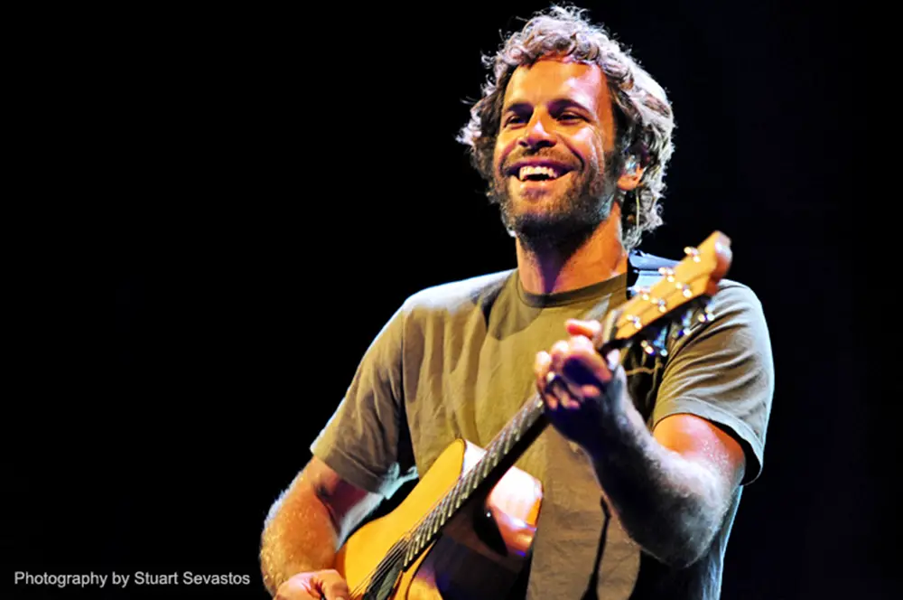 Jack Johnson Playing Guitar