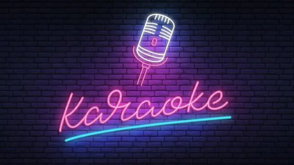 Karaoke Neon Sign