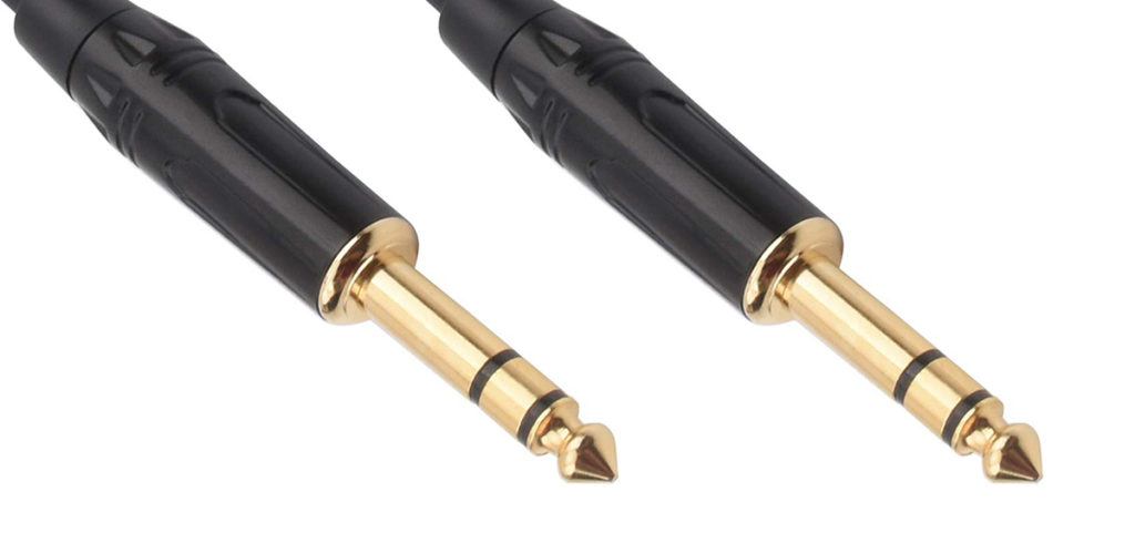 Quarter Inch TRS Cable Male Plugs