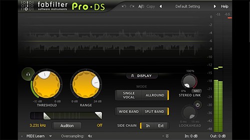 Fabfilter Pro DS DeEsser Plugin