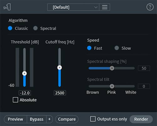 Izotope DeEsser Plugin