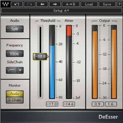 Waves DeEsser Plugin