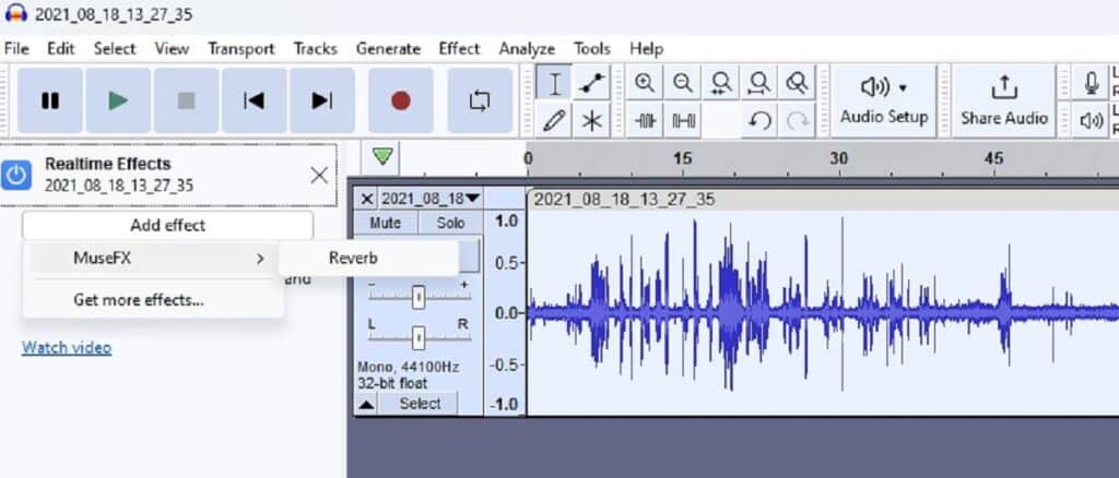 Audacity Realtime Effects