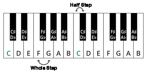 Whole Step and Half Step