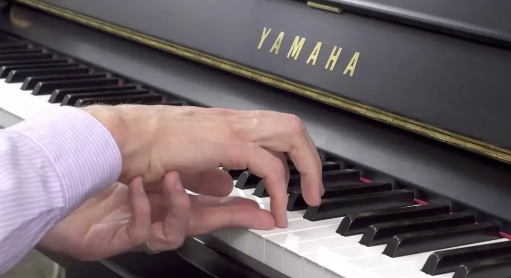 Piano Playing Arched Fingers
